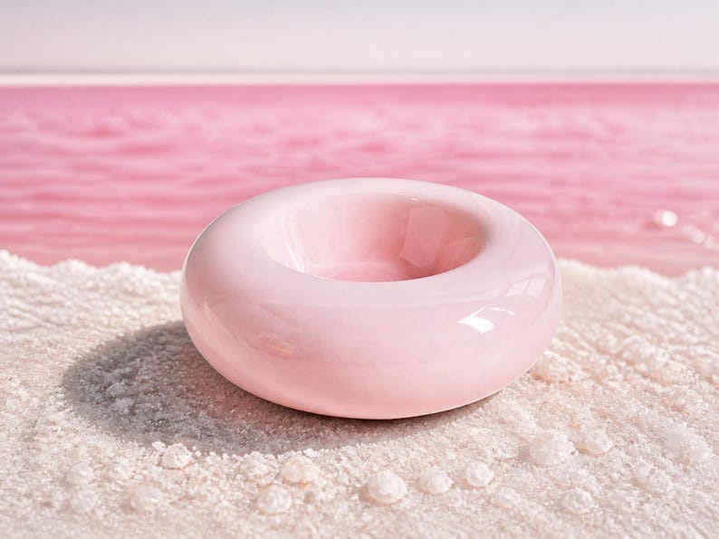 Rose Quartz Pet Bowl
